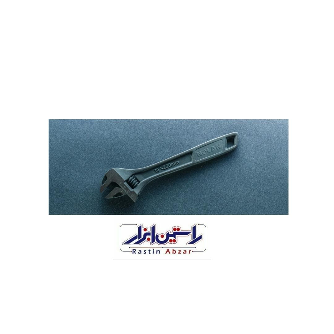 آچار فرانسه مشکی حرفه ای سایز ۱۲ نولان NOLAN 